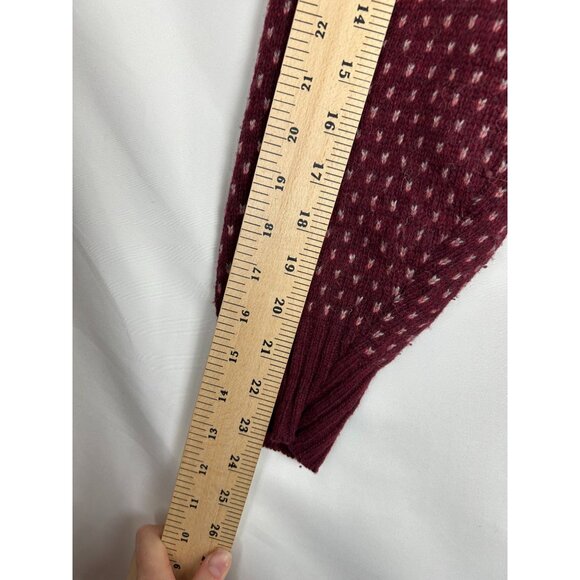 VTG The Fox Sweater JC Penney Mens Burgundy Wool Blend Knit Pullover XL - Picture 6 of 8